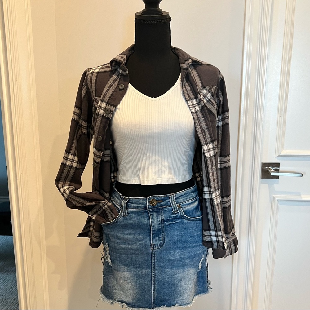 ✨ Girls Plaid L/S Shirt